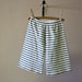 Organic stripe baby pants