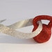 Red Glitter Kettlebell Ornament