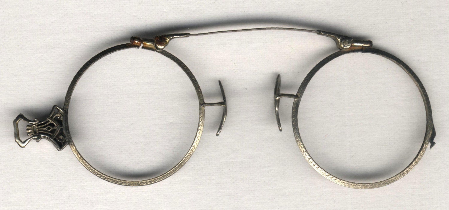 Sale Antique Pince Nez Nose Spectacles Frame Ready To Put