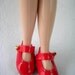 Blythe baby shoe (Red)