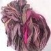 Recycled Sari Silk Ribbon Yarn Lilac Lavender Pink Lightweight