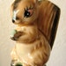 Vintage Squirrel Candle Holder
