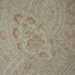 Cotton Upholstery Fabric, Ralph Lauren, Paisley, Soft Pink, Cream and Soft Green