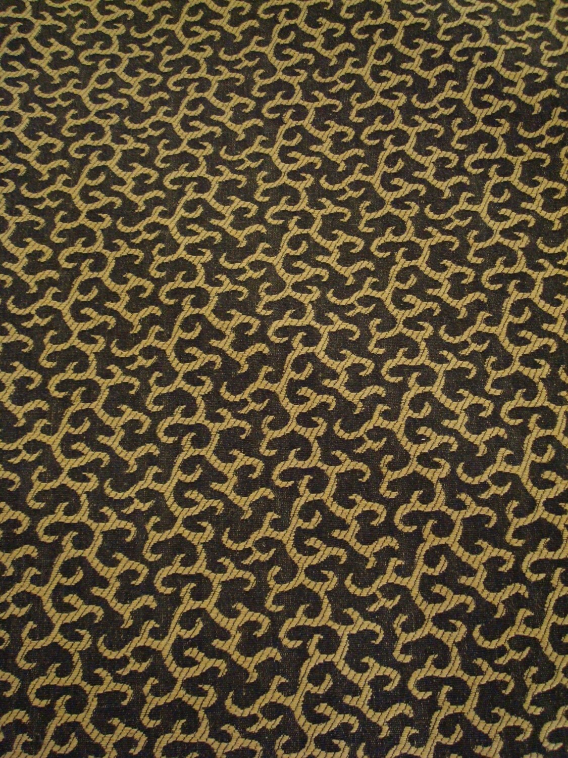 Cotton Blend Upholstery Fabric  YELLOW  by thedesignerstouch 