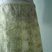 SALE Green Daisy Linen Skirt