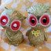 SALE Set of Vintage Owl Salt and Pepper Shakers