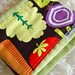 Baby burp cloth - The salad days light green hand dyed burp cloth