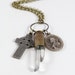 Crystal Bullet Necklace Talisman Necklace Irish Jewelry Saint Brigid