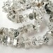 Tourmalinated Quartz Gemstone. 7-10mm Center-Drilled. Semi Precious Gemstone. Packet of 9. (5QZT). Last Ones. Reduced from 8.70