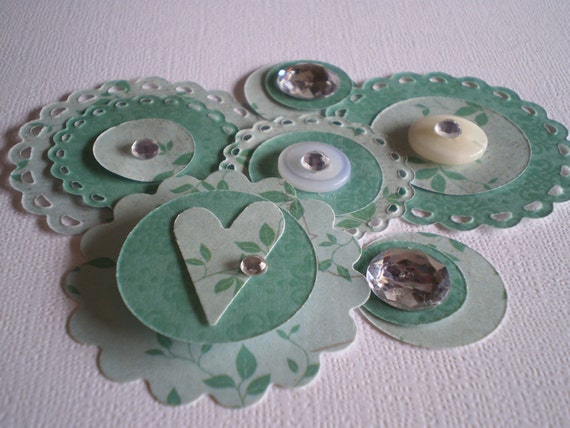 Card making embellishments decorative jewels