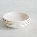 Porcelain Dipping Dishes / Ceramic Dipping Dishes in Coral, Yellow and White