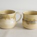 Light Yellow Porcelain Creamer and Sugar Bowl Set - Ceramic Creamer and Sugar Set