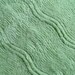 Vintage chenille in a pale minty sage green 33in X 33in