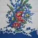 Sweet Blue Bleeding Hearts Vintage Kitchen Towel-Treasury Pick