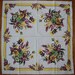 Fabulous Three Color 1940s Floral Vintage Tablecloth-UNUSED AND MWT