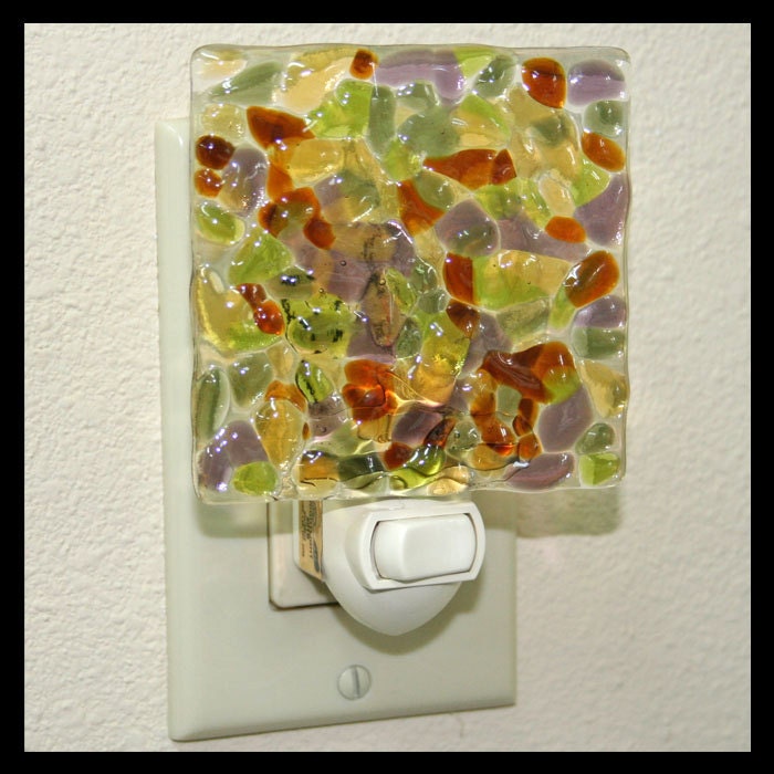 Glassworks Northwest Mosaic Night Light by glassworksnorthwest
