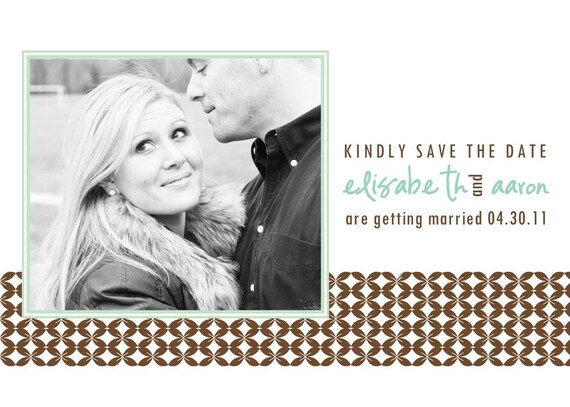 Modern Love - Custom Photo Save the Date Il_570xn