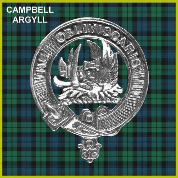 Campbell Of Argyll Clan Crest Scottish Cap Badge CB02