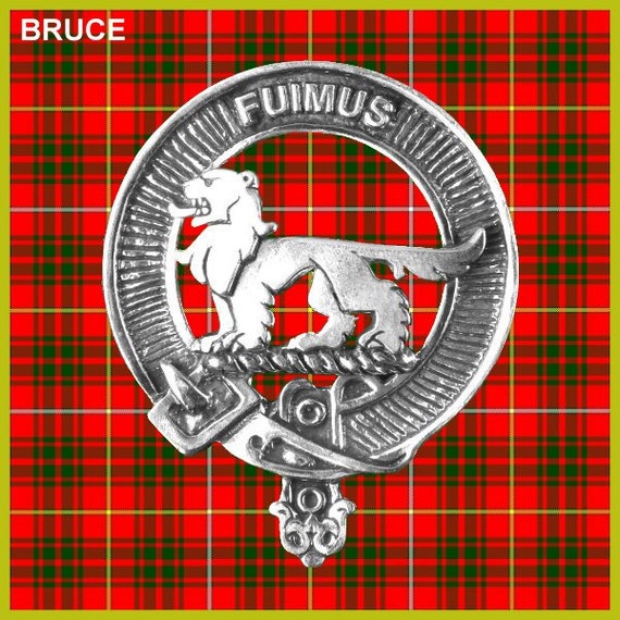 BRUCE Clan Crest Badge CB02