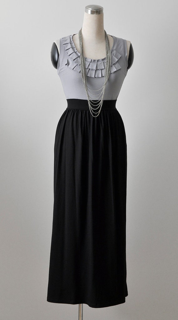 etsy maxi skirt