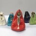 Ceramic Tiny Queen Of Mud Heaven - Namaste Red Lady