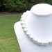 Ana - Chunky 15mm Round Modern White Ivory Pearl Beaded Necklace