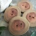 Wooden Buttons - Honey Locust Tree Branch Buttons - 2 to 2 1/8 inches or 51 - 54 mm - for Journals, Knitting, Crochet, Sewing Projects