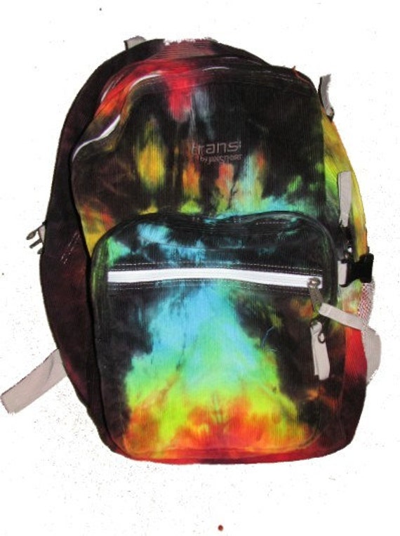 Black rainbow tie dye Trans By Jansport Backpack