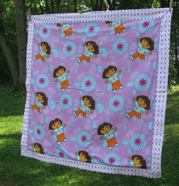 Dora the Explorer Receiving Blanket