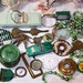 Assemblage GREEN WITH ENVY Lot of Flea Market Finds