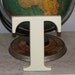 Letter T Cream Colored sign letter