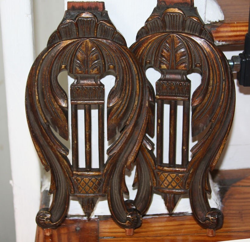 Salvaged Architectural Wooden Furniture Parts 2 by VintageSupplyCo