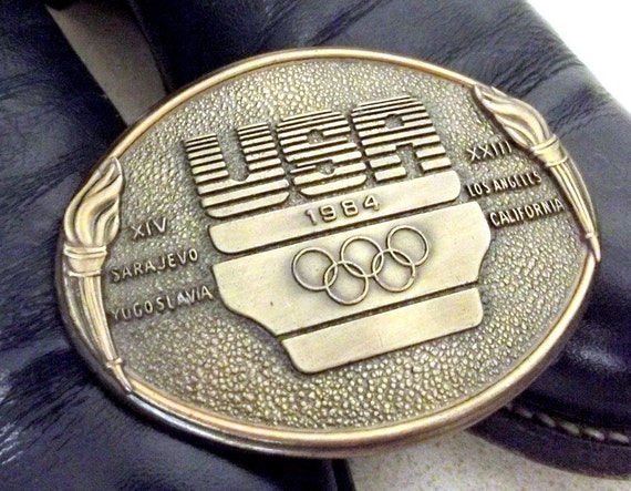 1984 USA Olympics Belt buckle