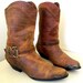 Vintage Circle S Brand Cowgirl Western Boots size 8.5 B