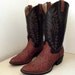 Vintage Justin Diamond J Cowboy Boots size 10 D or Cowgirl size 11.5