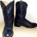 navy blue cowgirl boots