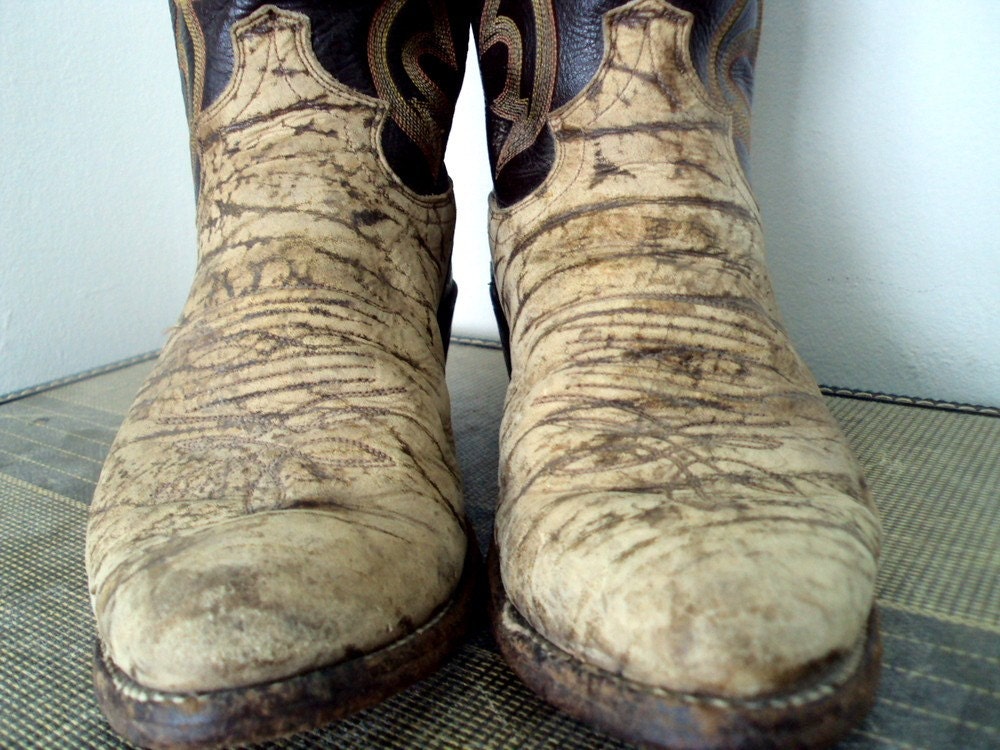 justin boots elephant skin