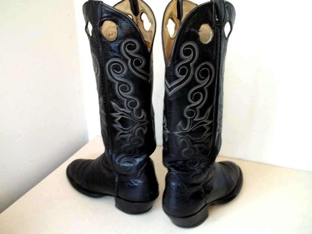 vintage tall cowboy boots