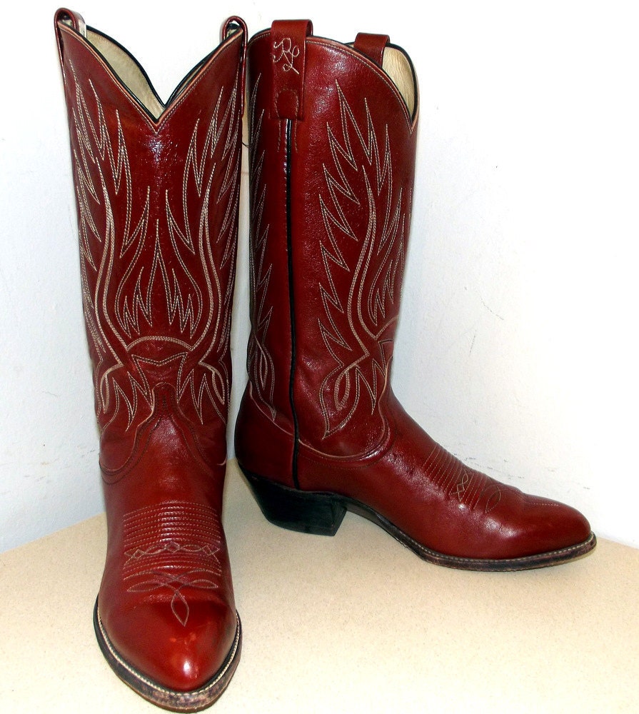 Vintage Ralph Lauren Western Cowboy Boots with original box