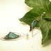 Paper and Sterling Silver Butterfly Wing Earrings