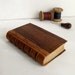 Handmade Leather Journal, Brown Vintage Leather - RESERVED