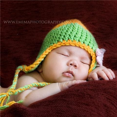 Crochet Pattern Monkey Earflap Hat | Bear Beanie | Sizes Newborn