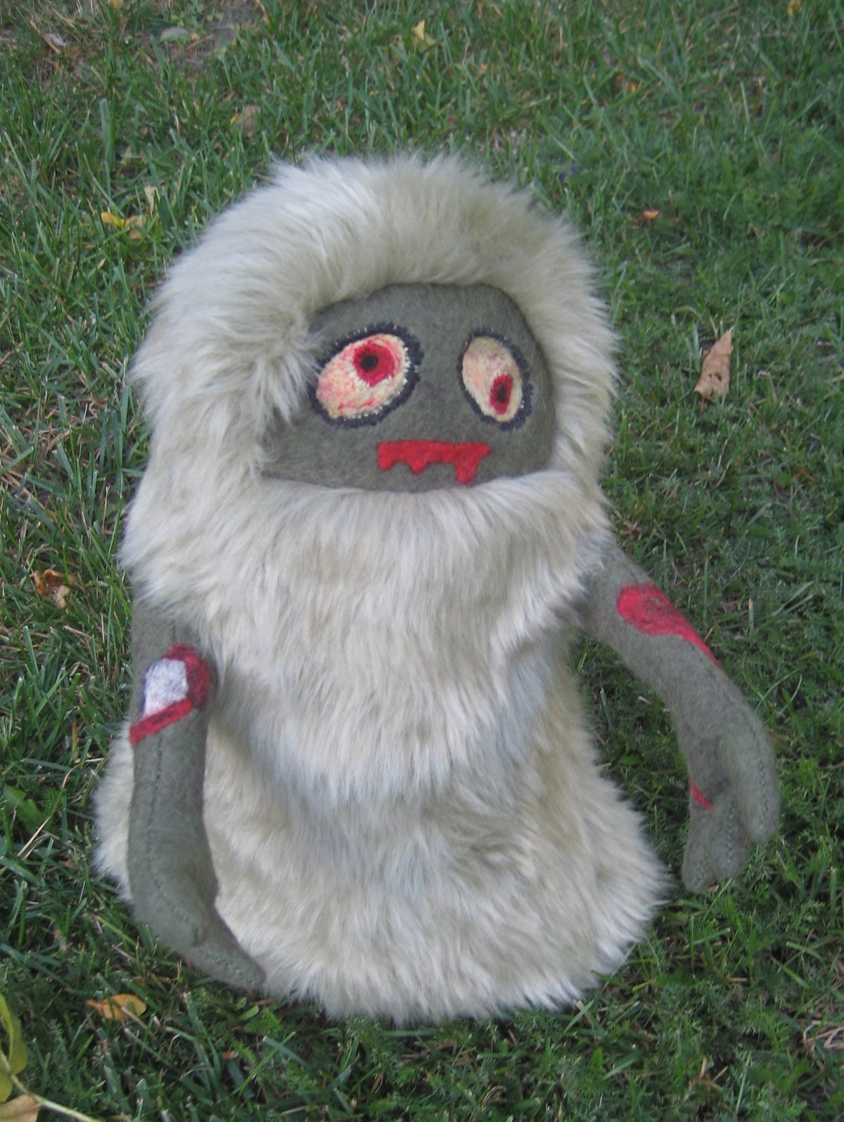 yeti zombie plush