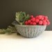 Vintage Gray Graniteware Colander Enamelware Farmhouse Decor Large Strainer RollingHillsVintage
