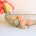 Vintage Silver Bread Fruit Basket Patina Oval by RollingHillsVintage on Etsy