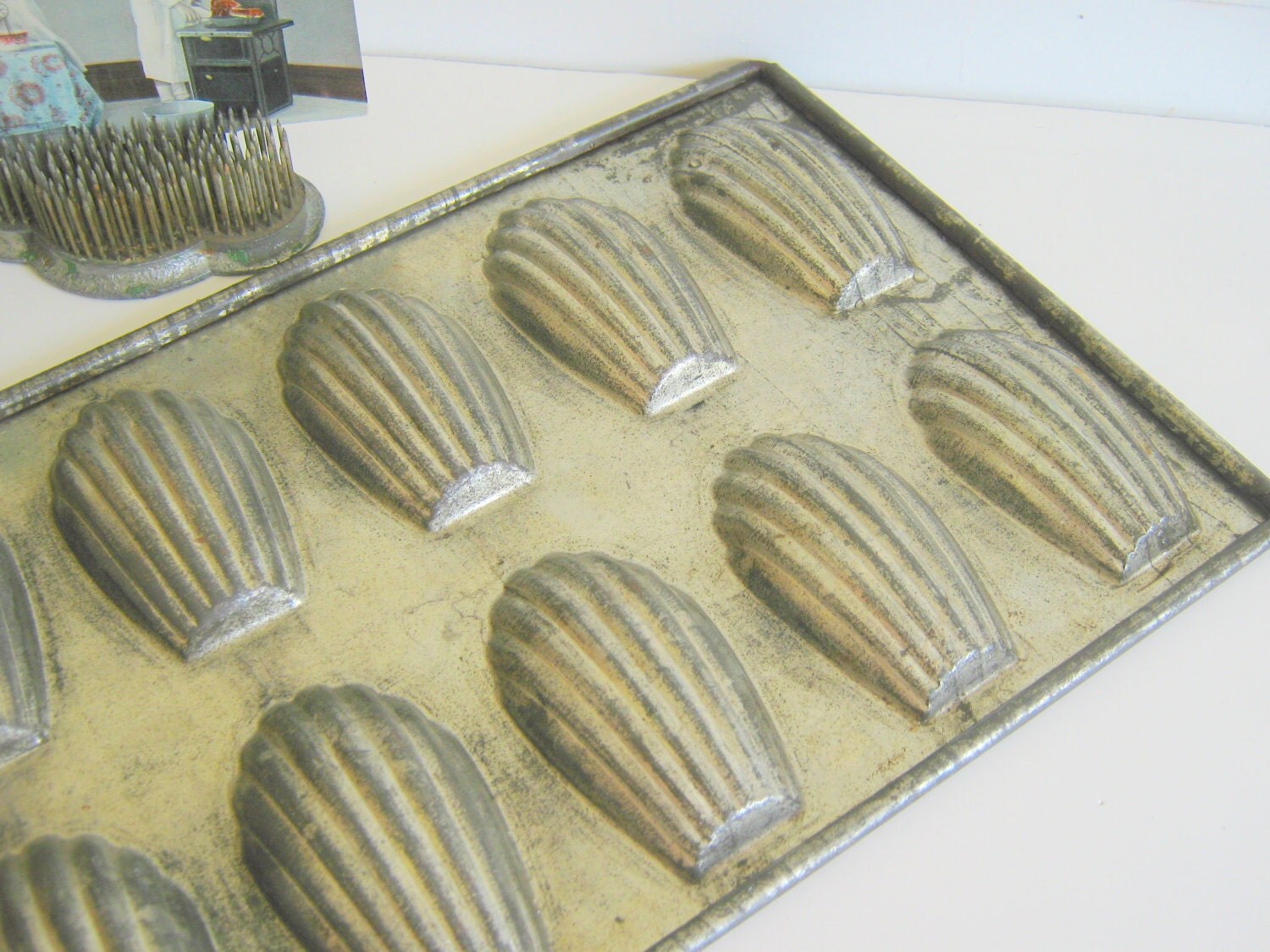 Vintage French Madeleine Pan or Mold by RollingHillsVintage on