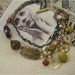 Toggle Bracelet - Steel and Roses -