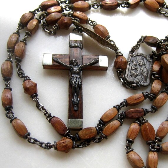 Vintage Rosary Souvenir St. Anne De Beaupre Shrine Made in