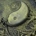 Gold Ying Yang Art Journal