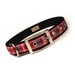SALE - killarney plaid metal buckle dog collar (1 inch)